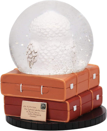 Harry Potter Hedwig Snow Globe with Suitcase Base – Hogwarts Owl Collectible Decor Piece