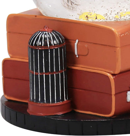 Harry Potter Hedwig Snow Globe with Suitcase Base – Hogwarts Owl Collectible Decor Piece