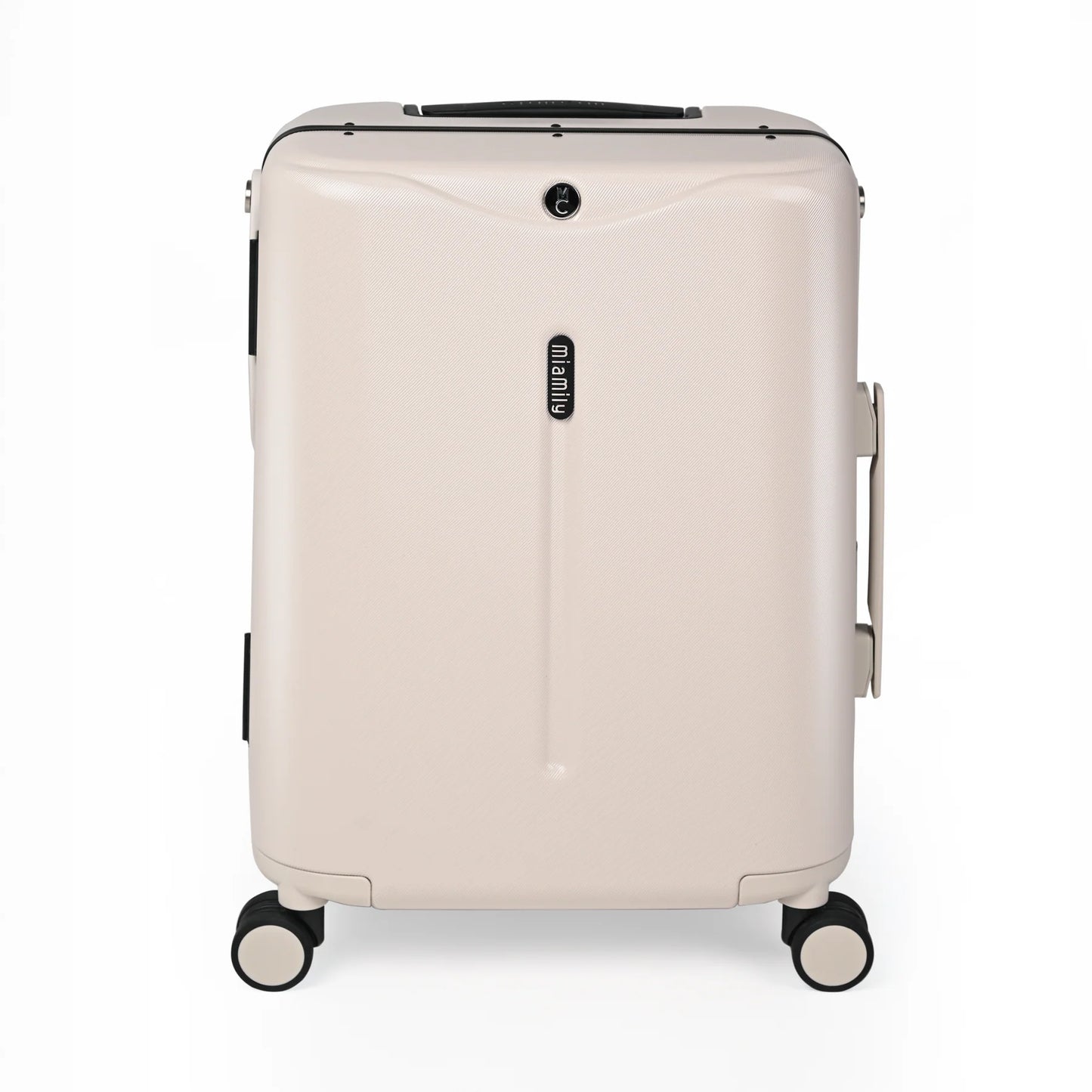 MIAMILY MIST GREY RIDE-ON TROLLEY CARRY-ON LUGGAGE 18 INCHES
