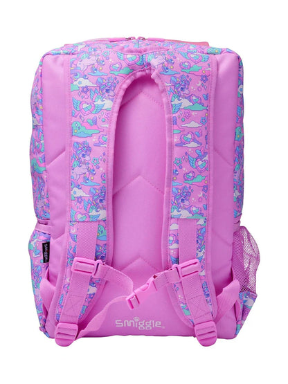 Smiggle Big Size Foldover Backpack for Kids - UNICORN