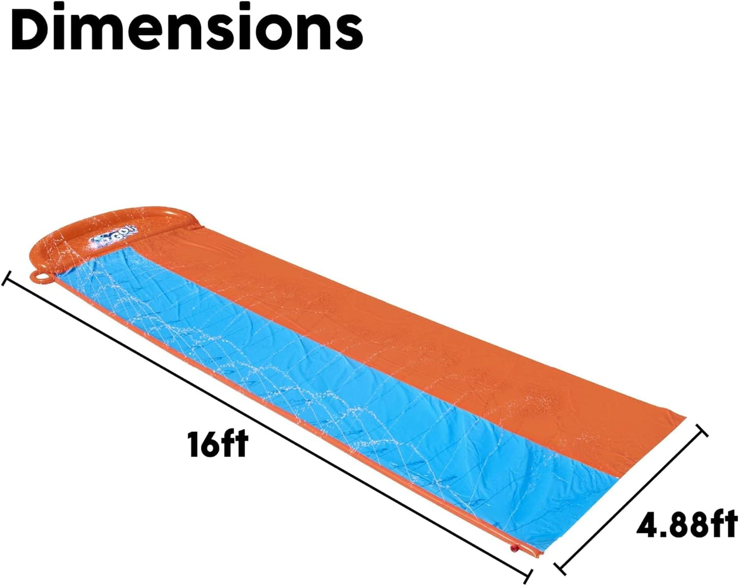 Bestway H2OGO!™ Double Slip n slide , 4.88m