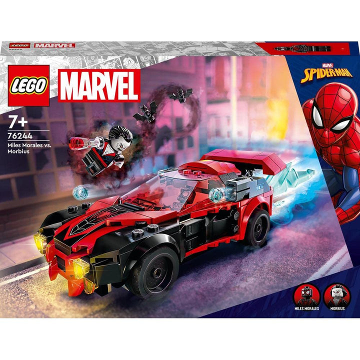 LEGO Marvel Miles Morales vs. Morbius 76244 Building Toy Set (220 Pieces)