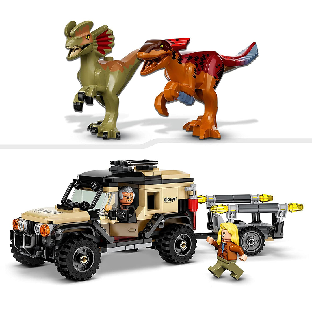 LEGO Jurassic World Pyroraptor & Dilophosaurus Transport 76951 (254 Pieces)