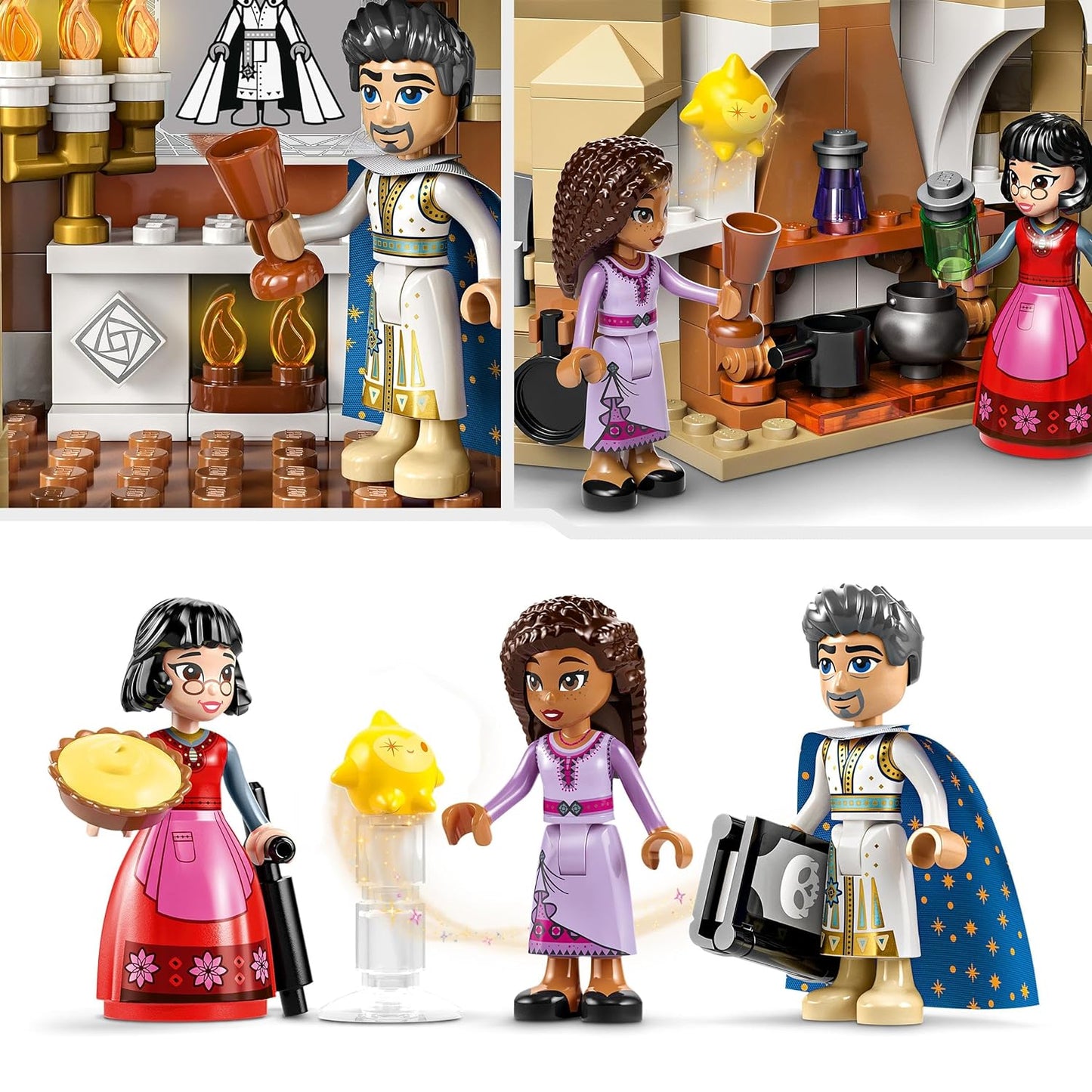 LEGO ǀ Disney King Magnifico’s Castle 43224 Building Toy Set (613 Pieces)