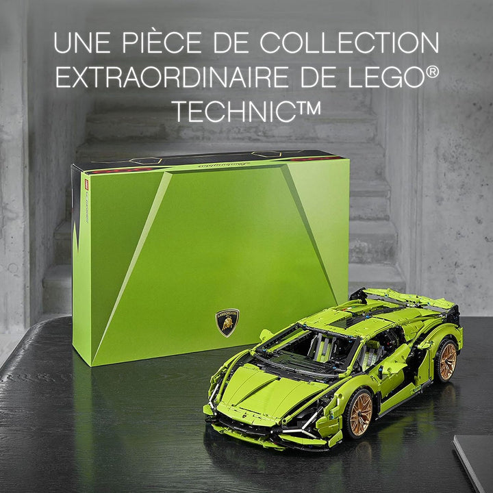 LEGO Technic Lamborghini Si¡n FKP 37 (42115) Model Car Building Kit (3,696 Pieces), Multicolor