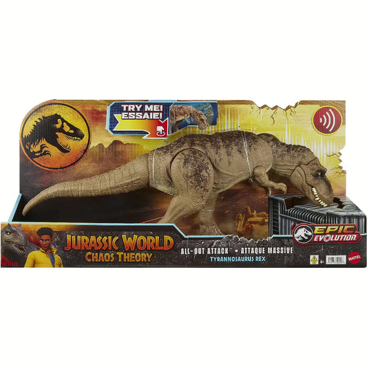 Mattel Jurassic World All-Out Attack Tyrannosaurus Rex by Mattel