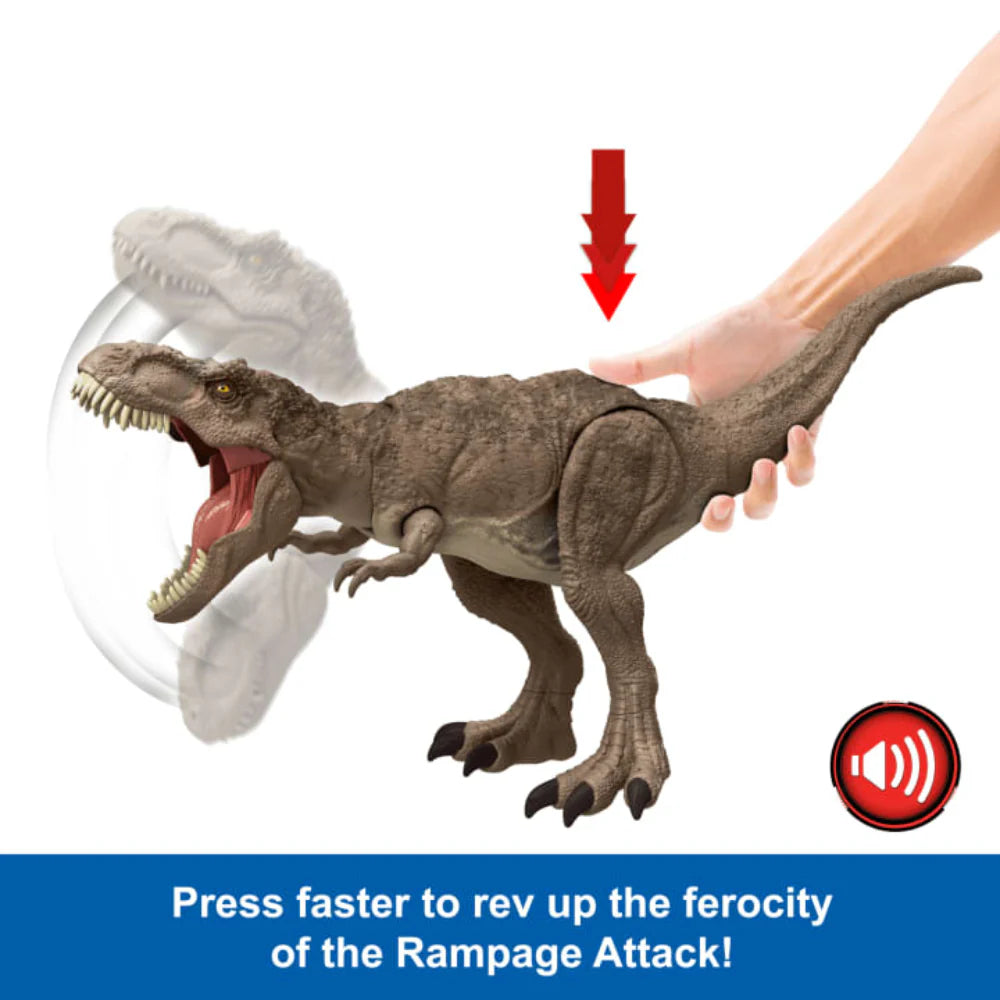 Mattel Jurassic World All-Out Attack Tyrannosaurus Rex by Mattel