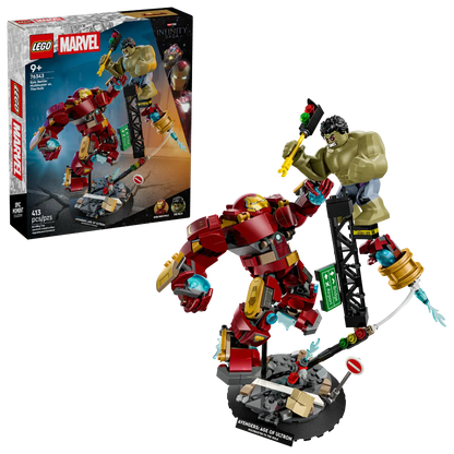 Lego 76343 Super Heroes Marvel Epic Battle: Hulkbuster Vs. The Hulk (413 Pieces)