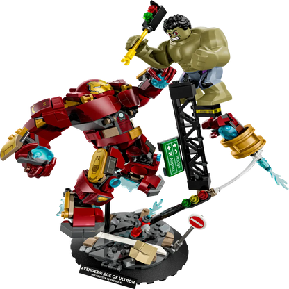 Lego 76343 Super Heroes Marvel Epic Battle: Hulkbuster Vs. The Hulk (413 Pieces)