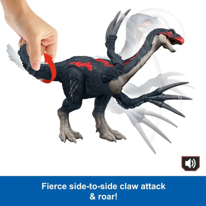 Mattel Jurassic World Slash N Roar Therizinosaurus Dinosaur Figure