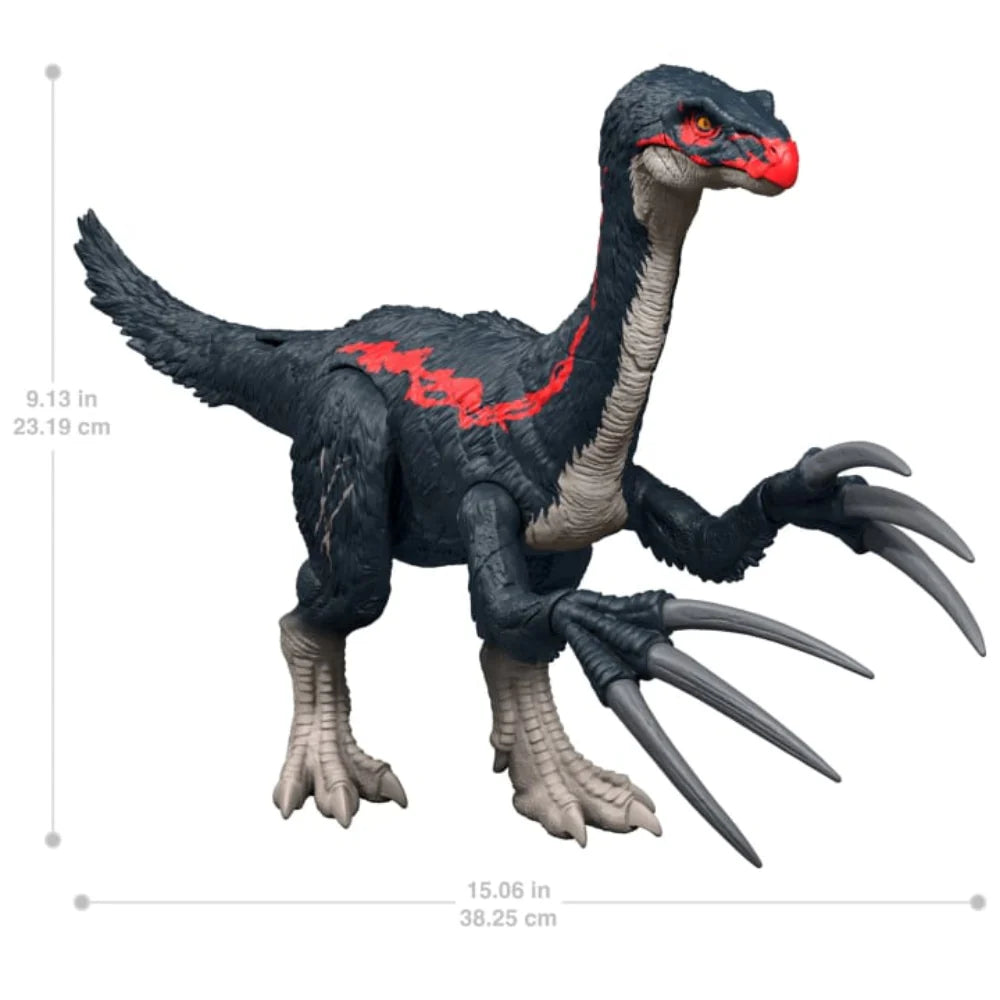 Mattel Jurassic World Slash N Roar Therizinosaurus Dinosaur Figure