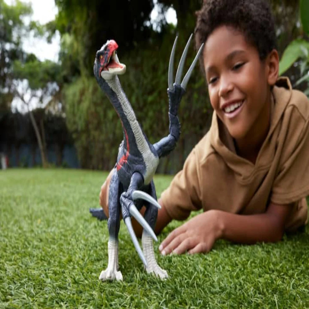 Mattel Jurassic World Slash N Roar Therizinosaurus Dinosaur Figure