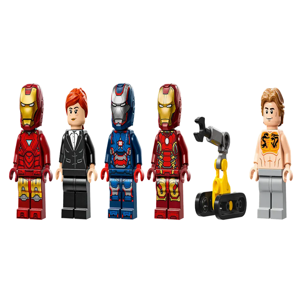 Lego 76315 Super Heroes Marvel Iron Man's Laboratory: Hall of Armor (384Pieces)