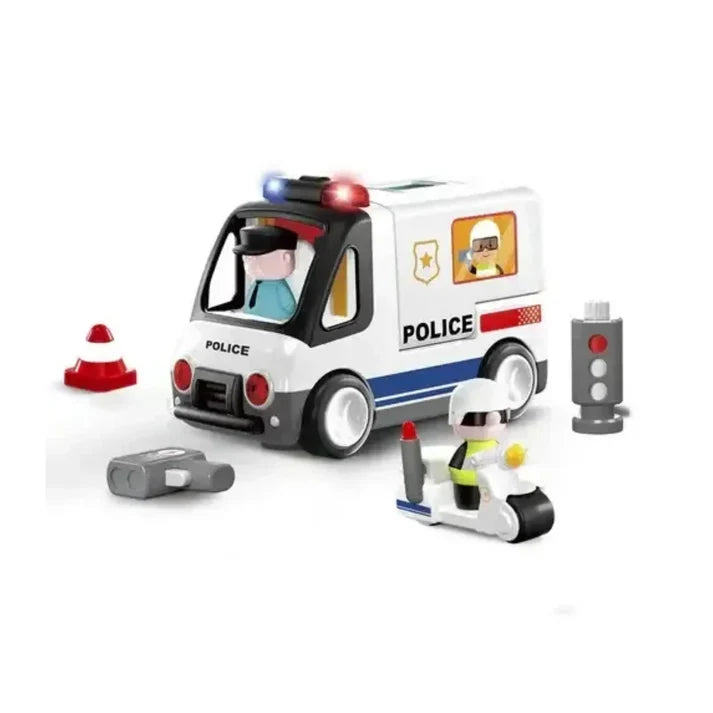 Hola HE9985 RC Police Car Toy (18M+)