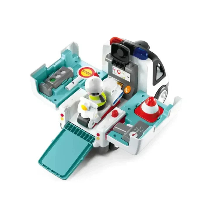Hola HE9985 RC Police Car Toy (18M+)