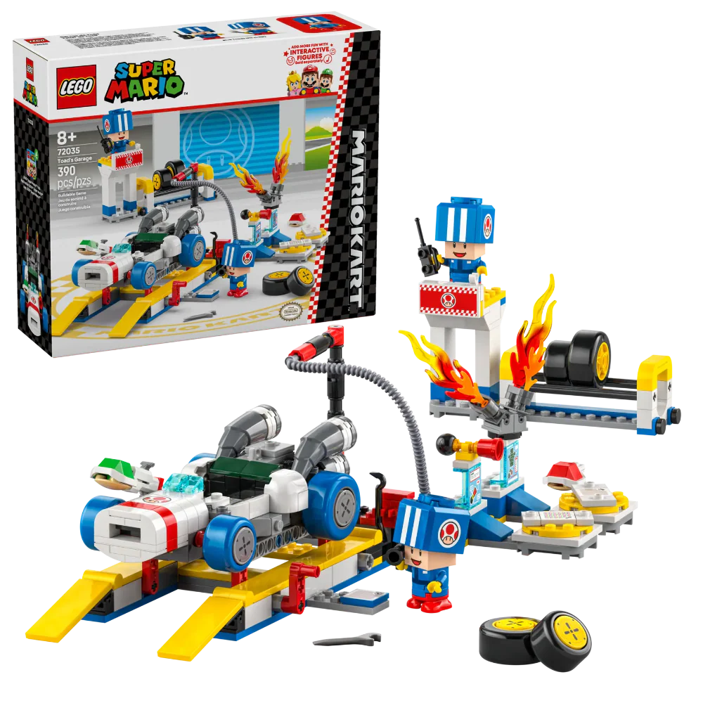 Lego 72035 Super Mario Mario Kart – Toad's Garage (390 Pieces)