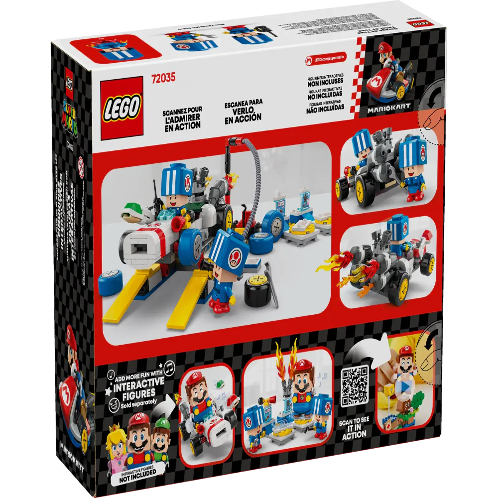 Lego 72035 Super Mario Mario Kart – Toad's Garage (390 Pieces)
