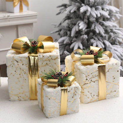 Christmas Decoration , 3 piece Gift Box Set