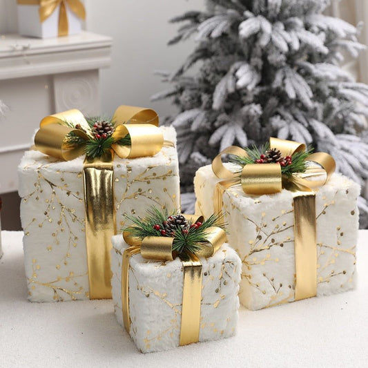 Christmas Decoration , 3 piece Gift Box Set