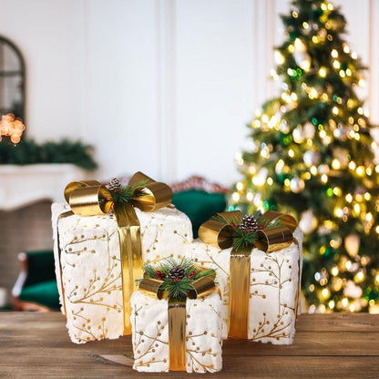 Christmas Decoration , 3 piece Gift Box Set