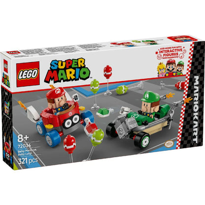Lego 72034 Super Mario Mario Kart – Baby Mario Vs. Baby Luigi (321 Pieces)