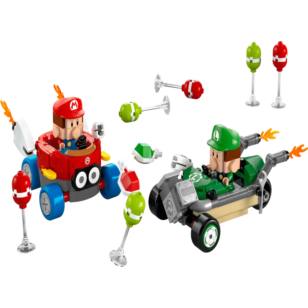 Lego 72034 Super Mario Mario Kart – Baby Mario Vs. Baby Luigi (321 Pieces)