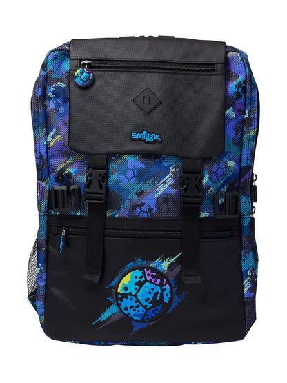 Smiggle Big Size Foldover Backpack for Kids - SOCCER