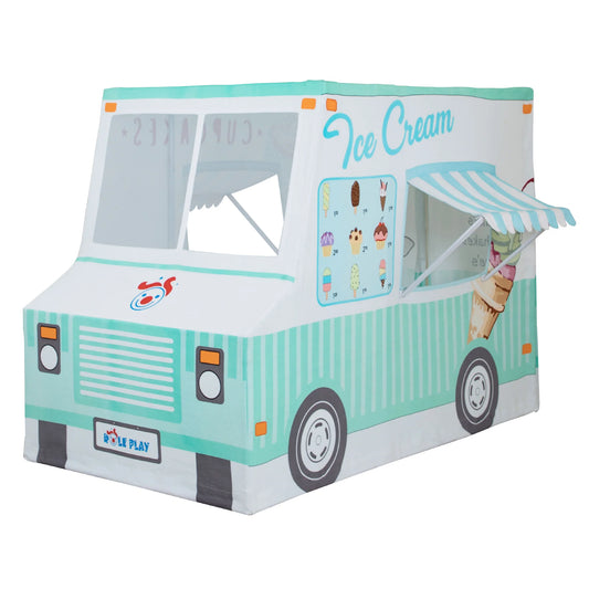 ROLE PLAY DELUXE ICE CREAM & CUPCAKE TRUCK PLAYHOUSE TENT