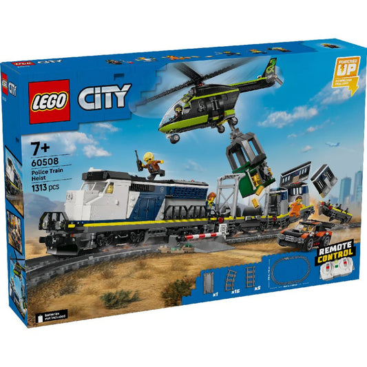 Lego 60508 City Police Train Heist (1313 Pieces)