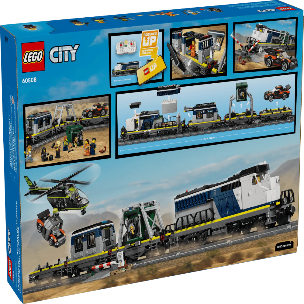 Lego 60508 City Police Train Heist (1313 Pieces)