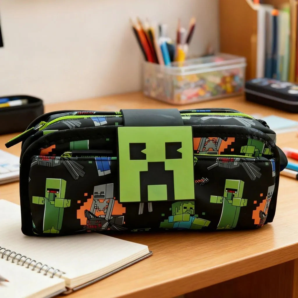 Smiggle Kids Pencil Pouch - Minecraft