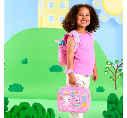 Smiggle Teeny Tiny Square Lunch Box for Kids - PEPPA PIG