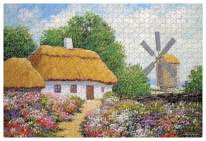 Frank Old House in Ukraine Jigsaw Puzzle for Adults | 1000 Piece Jigsaw