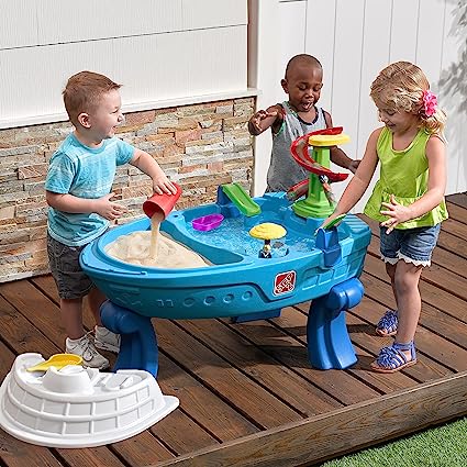 Step2 Fiesta Cruise Sand & Water Table | Kids Outdoor Summer Play Table