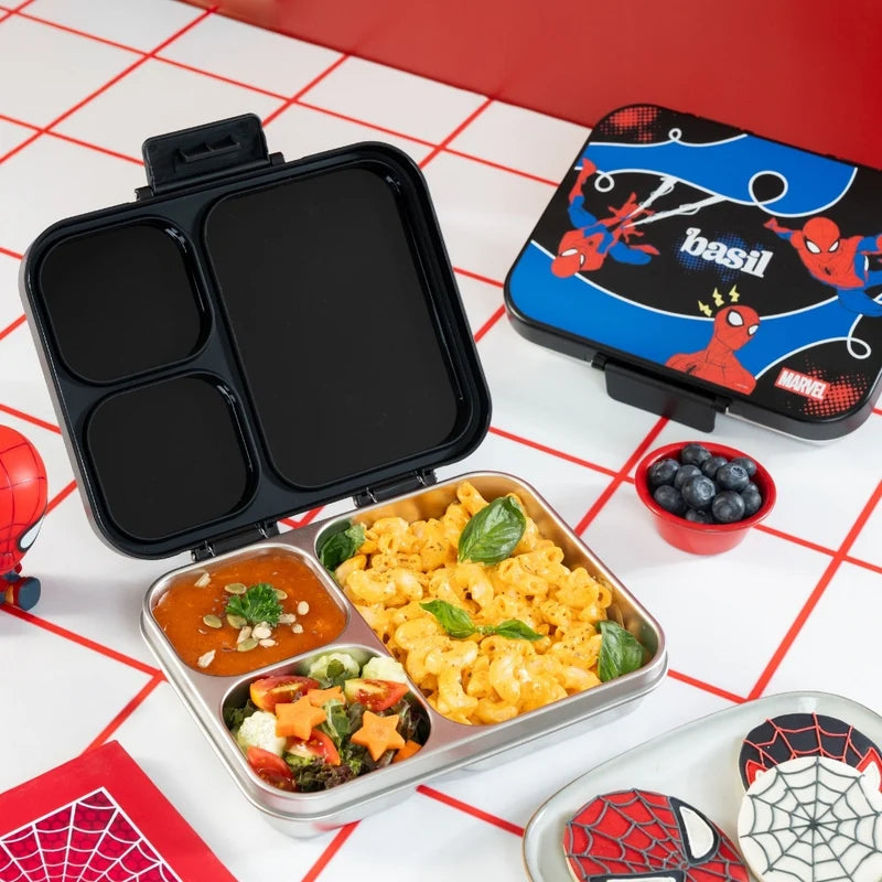 Basil Bento ACE 3C Sling Strike 3-Compartment Stainless Steel Lunch Box