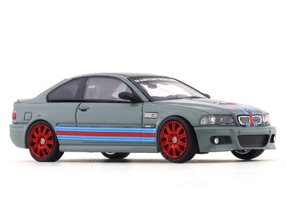1:64 STREET WEAPON BMW M3 E46 Martini grey Stance Hunters diecast scale model collectible
