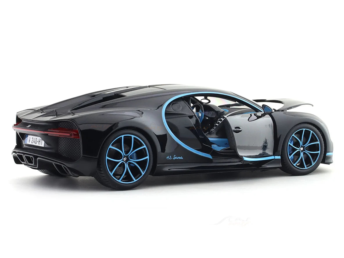 Bburago Bugatti Chiron 1:18 Diecast Model Car – 0–400 km/h in 42 Seconds