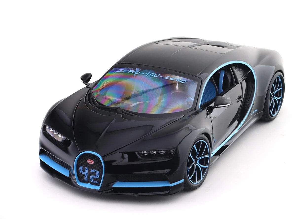 Bburago Bugatti Chiron 1:18 Diecast Model Car – 0–400 km/h in 42 Seconds