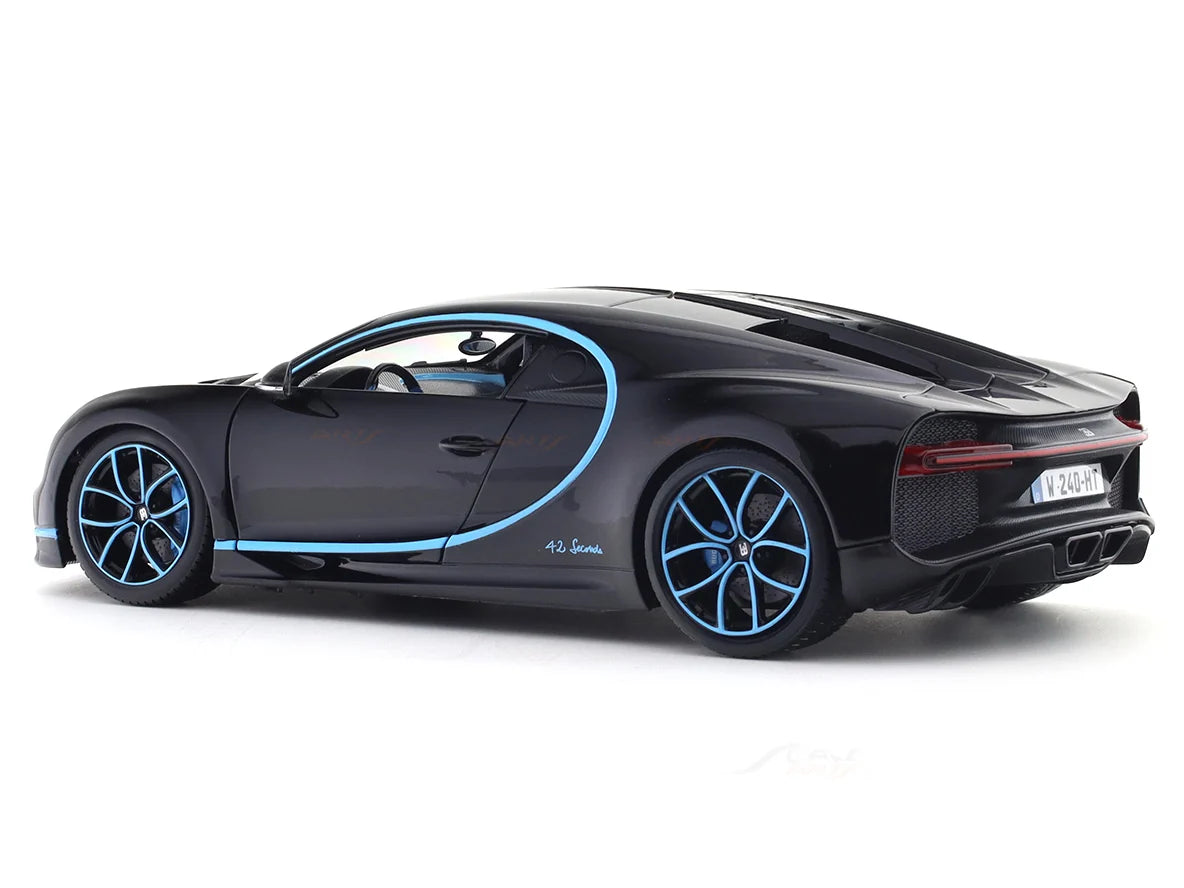 Bburago Bugatti Chiron 1:18 Diecast Model Car – 0–400 km/h in 42 Seconds