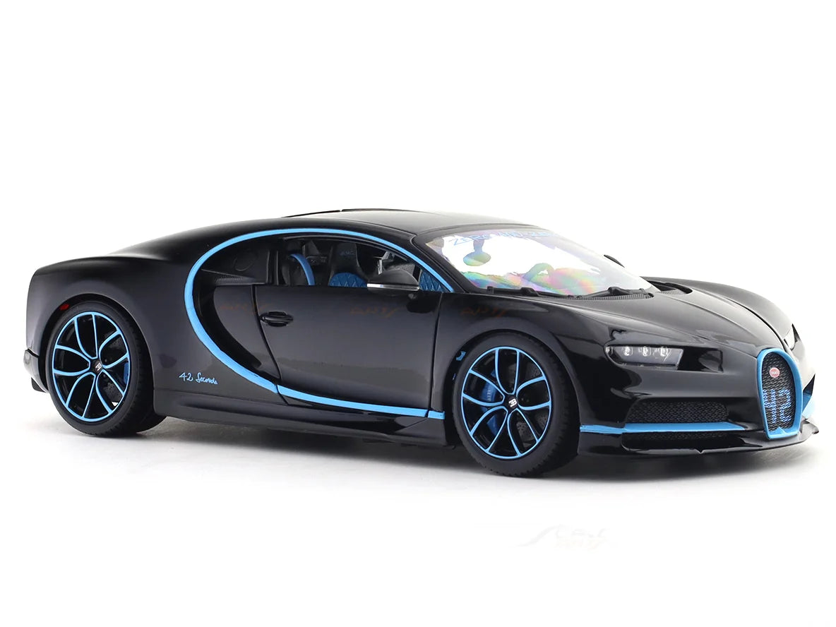 Bburago Bugatti Chiron 1:18 Diecast Model Car – 0–400 km/h in 42 Seconds
