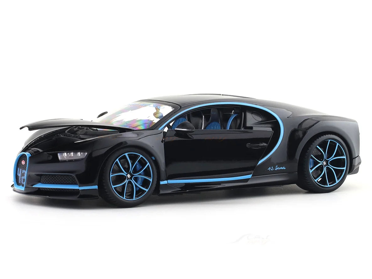 Bburago Bugatti Chiron 1:18 Diecast Model Car – 0–400 km/h in 42 Seconds