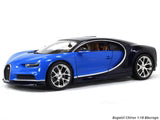 Bburago Bugatti Chiron Blue 1:18 Diecast Model Car – Licensed Collectible