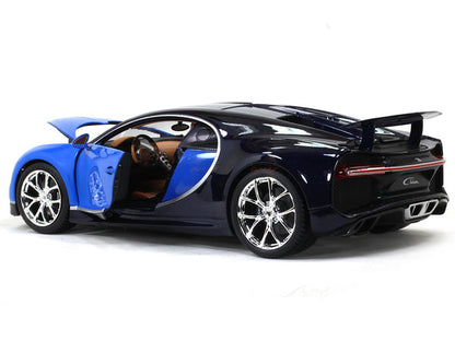 Bburago Bugatti Chiron Blue 1:18 Diecast Model Car – Licensed Collectible