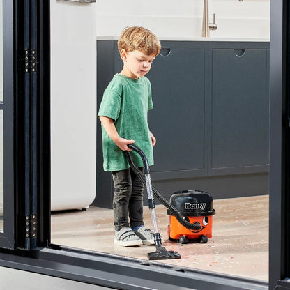 Casdon Henry Red Vacuum Cleaner Toy with Working Suction for Kids