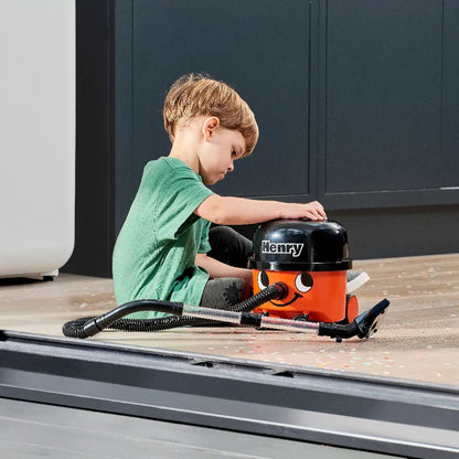 Casdon Henry Red Vacuum Cleaner Toy with Working Suction for Kids