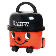 Casdon Henry Red Vacuum Cleaner Toy with Working Suction for Kids