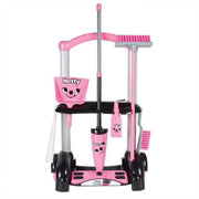 Casdon Hetty Cleaning Trolley Toy Set with Mop, Broom and Cleaning Accessories