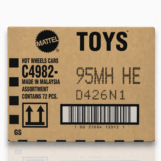 Hot Wheels Mainline Factory Sealed Case 72 Pcs – 95MH HE Assortment Die-Cast Cars Master Carton