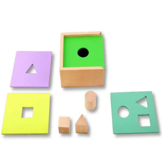 Curious Cub 4- in - 1 Shape Sorter