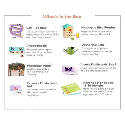Curious Cub Montessori Box - 16 Months + (Level- 8)